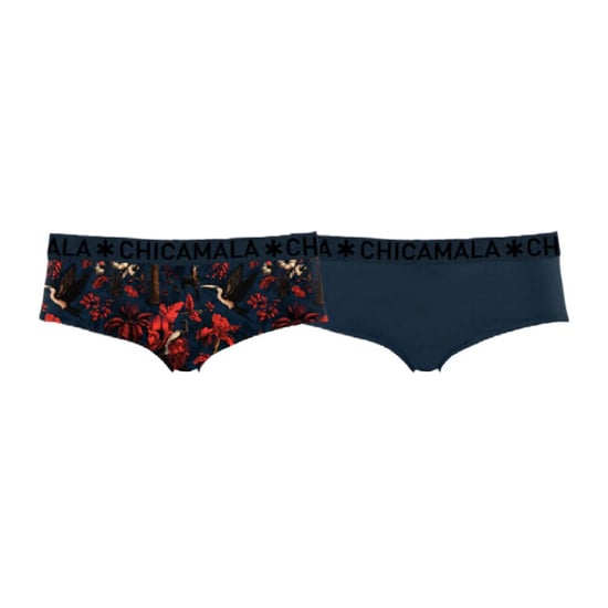 Muchachomalo Girls 2-pack hipster print+ solid - Image 1