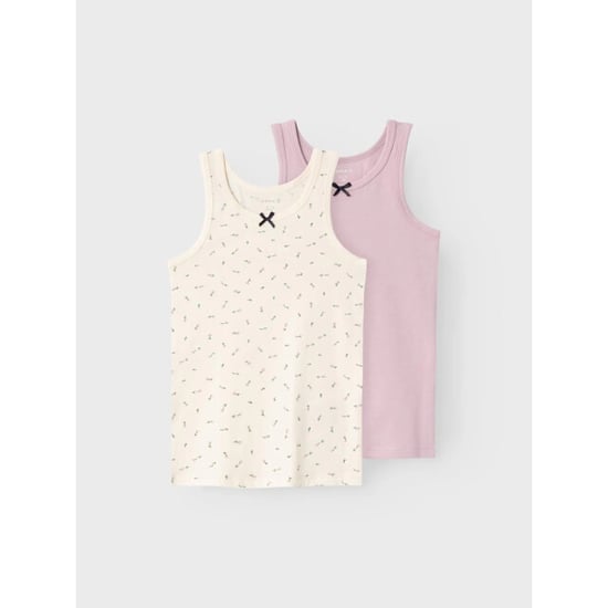 Name It Kinder topjes meisjes nkftank roze/off-white 2-pack - Image 3