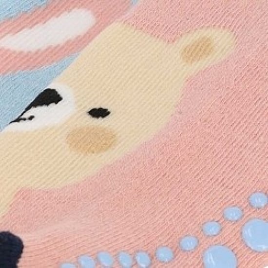 Apollo Huissokken meisjes kind 4-pack dierenprint antislip - Image 3
