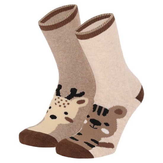 Apollo Huissokken meisjes kind 4-pack dierenprint antislip - Image 6