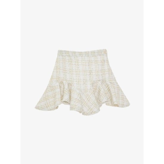 Patachou Meisjes rok ecru gold tweed - Image 1