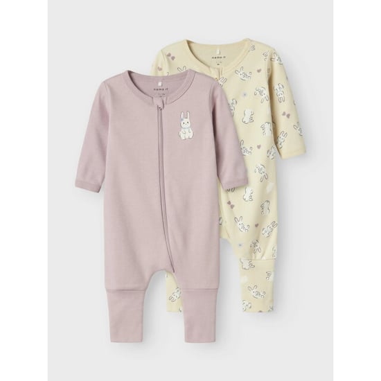 Name It Baby pyjama nbfnightsuit rabbit zip 2-pack - Image 4