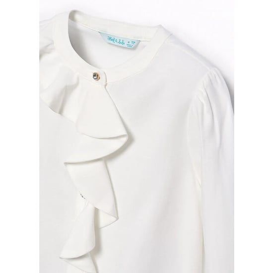 Abel & Lula Meisjes blouse viscose natural - Image 4