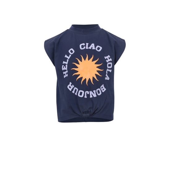 Looxs Revolution Jersey mouwloze top navy voor meisjes in de kleur - Image 4