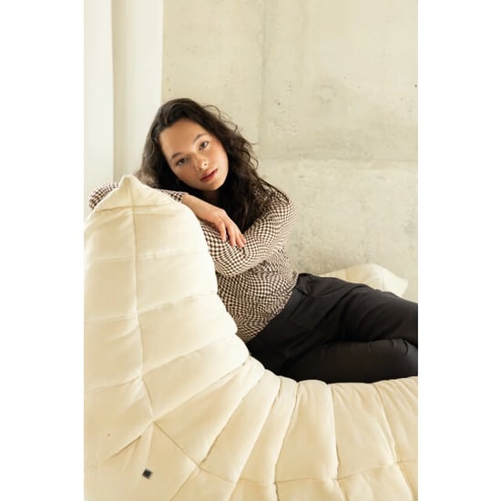 Looxs Revolution Top met swirl check print bruin voor meisjes in de kleur - Image 5