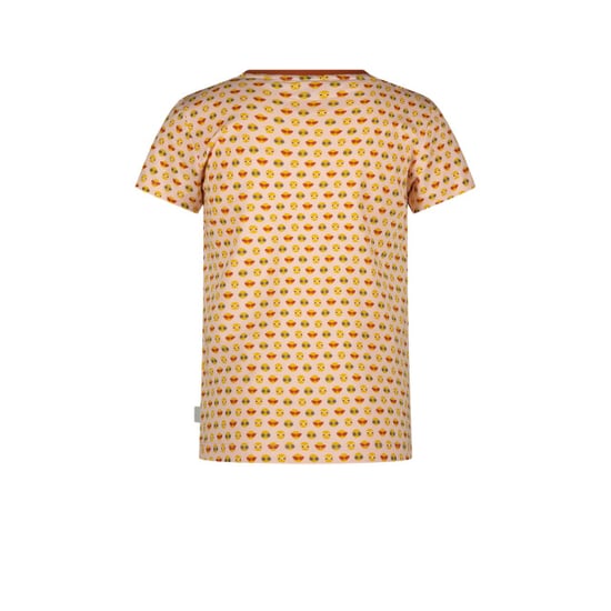 Moodstreet Meisjes t-shirt smiley aop licht - Image 2