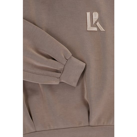 Looxs Revolution Super soft viscose sweater taupe voor meisjes in de kleur - Image 2