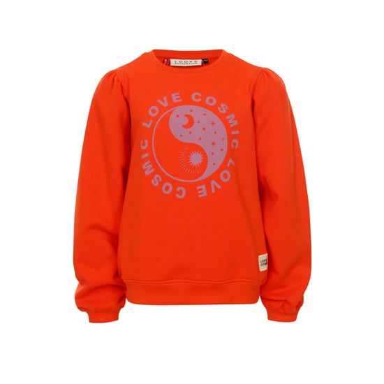 Looxs Revolution Sweater fluo orange voor meisjes in de kleur - Image 4