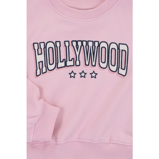 Looxs Revolution Sweater pastel pink voor meisjes in de kleur - Image 4