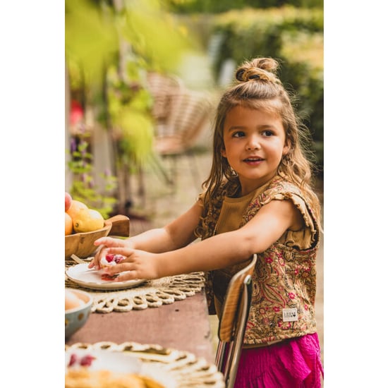 Looxs Revolution Meisjes reversibel gilet palms - Image 3