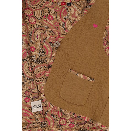 Looxs Revolution Meisjes reversibel gilet palms - Image 5
