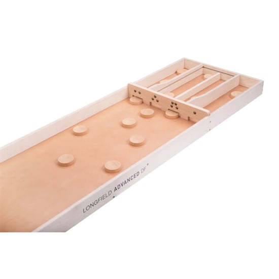 Longfield Games Longfield sjoelbak advanced 200 cm wedstrijdsjoelbak met 30 sjoelstenen - Image 3