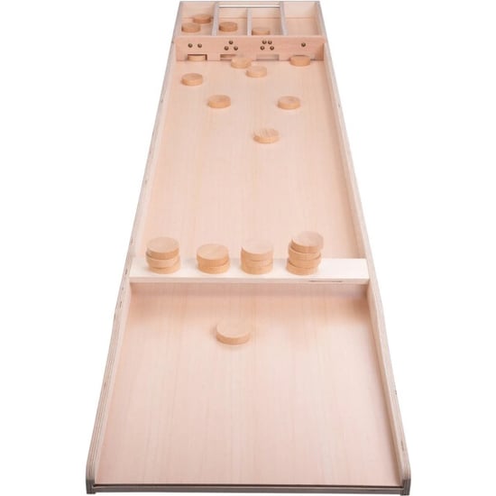 Longfield Games Longfield sjoelbak deluxe advanced incl 30 sjoelstenen wedstrijdsjoelbak 200cm light finish - Image 2