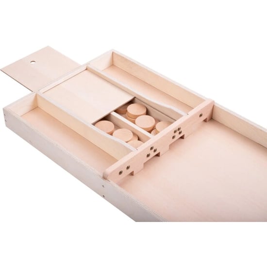Longfield Games Longfield sjoelbak deluxe advanced incl 30 sjoelstenen wedstrijdsjoelbak 200cm light finish - Image 3