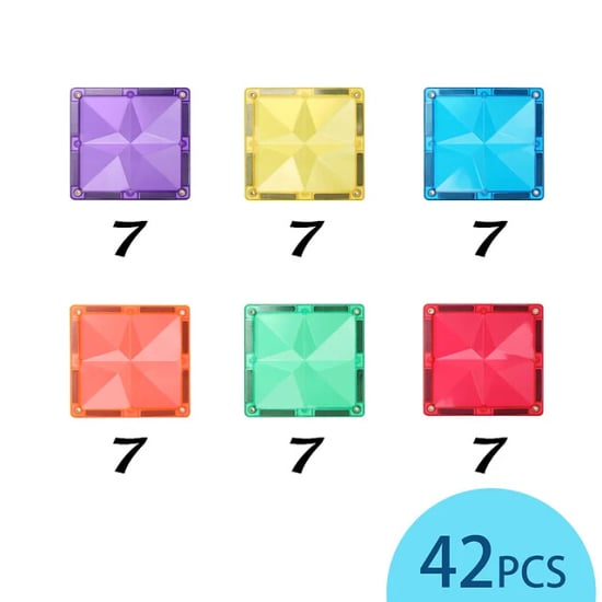 MNTL Magnetic tiles magnetische tegels rainbow sterren 42 stuks - Image 3