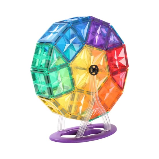 MNTL Magnetische tegels rainbow draaimolen 46 stuks - Image 5