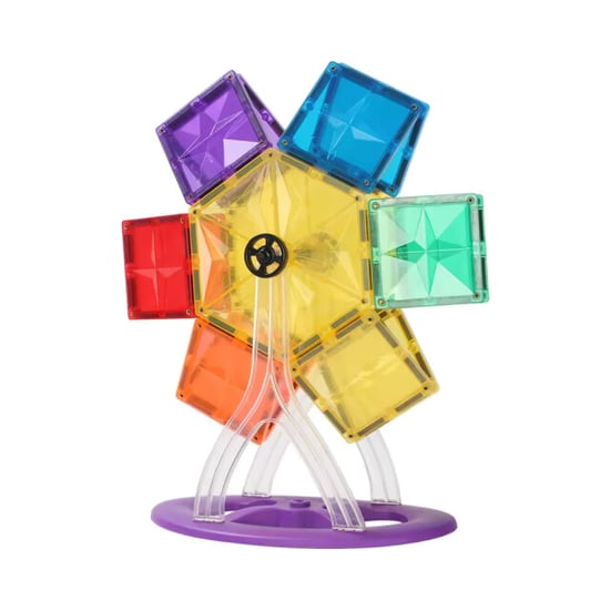 MNTL Magnetische tegels rainbow draaimolen 46 stuks - Image 6