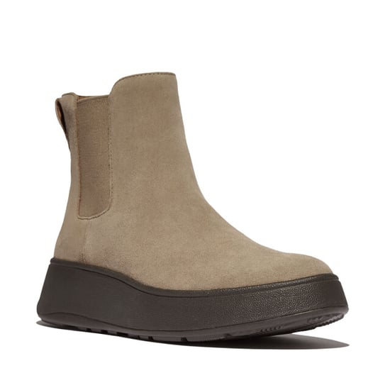 FitFlop F-mode suede flatform chelsea boots - Image 1