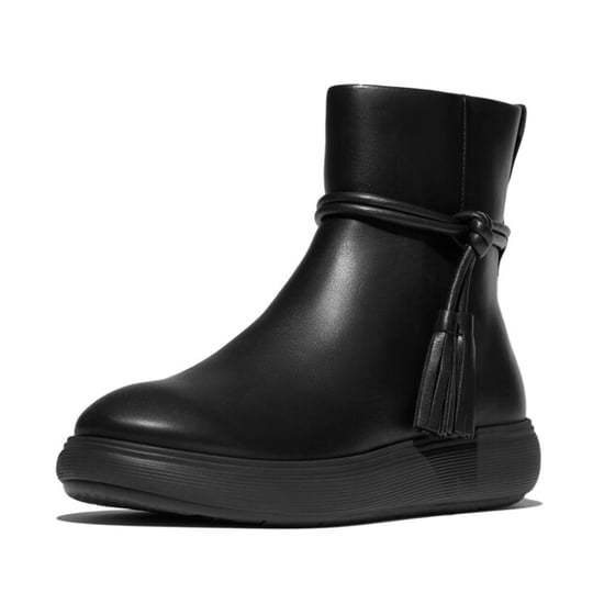 FitFlop Iq-comff tassel leather short boots - Image 2