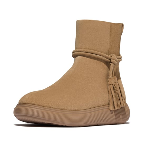 FitFlop Iq-comff tassel suede short boots - Image 2