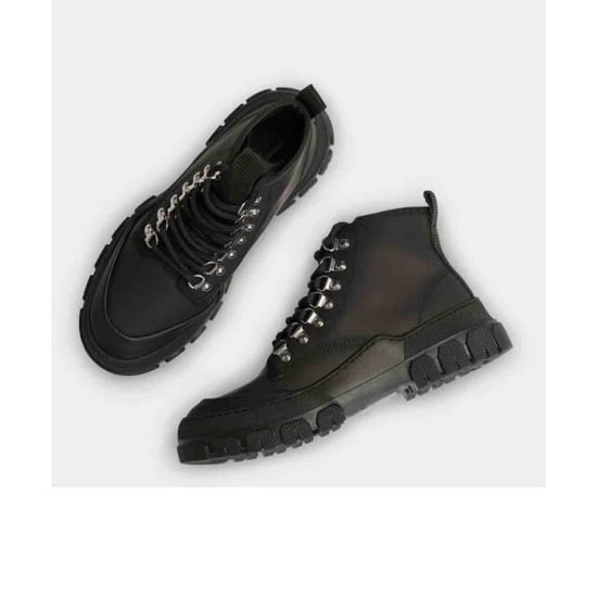 Garment Project Twig high gpw2395 999 black rubberized leather - Image 6