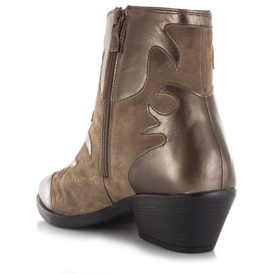 Maruti Tessy leather taupe metalic bronze western dames - Image 5