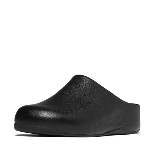 FitFlop Shuv tumbled-leather clogs - Image 1