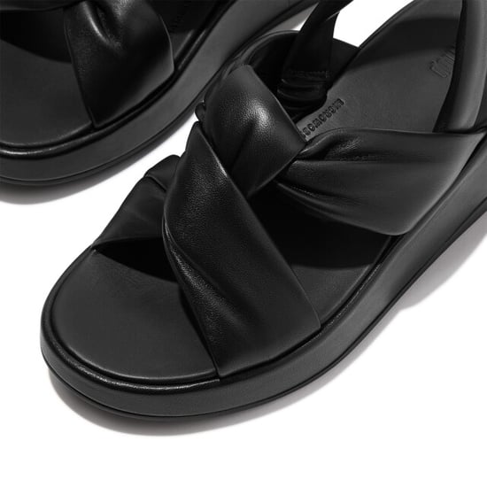 FitFlop F-mode knot soft-leather flatform b/strap sandals - Image 4