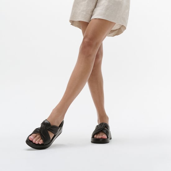 FitFlop F-mode knot soft-leather flatform b/strap sandals - Image 5