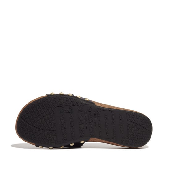 FitFlop Iqushion adjustable buckle leather slides - Image 2