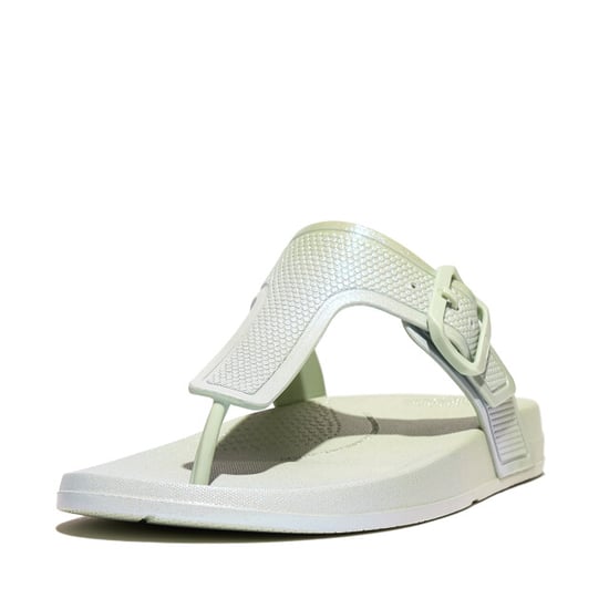 FitFlop Iqushion iridescent adjustable buckle flip-flops - Image 2