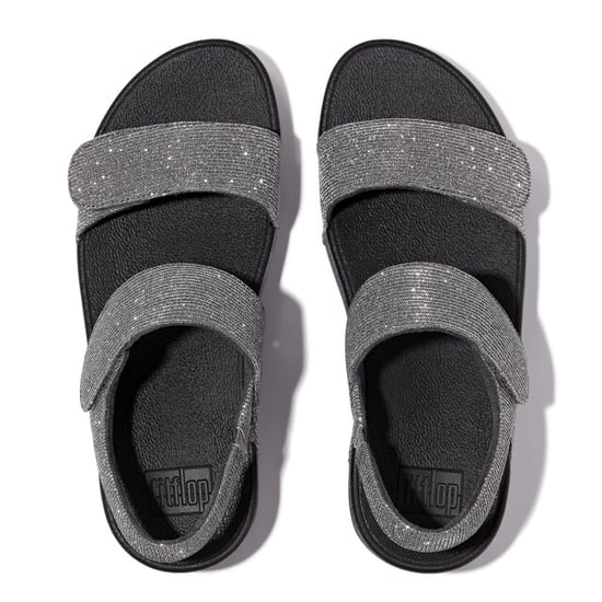 FitFlop Lulu adjustable shimmerlux back-strap sandals - Image 4