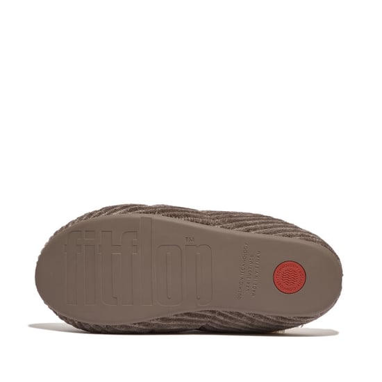 FitFlop Chrissie fleece-lined corduroy slippers - Image 6
