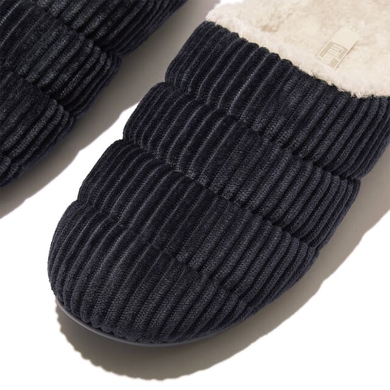 FitFlop Chrissie fleece-lined corduroy slippers - Image 6