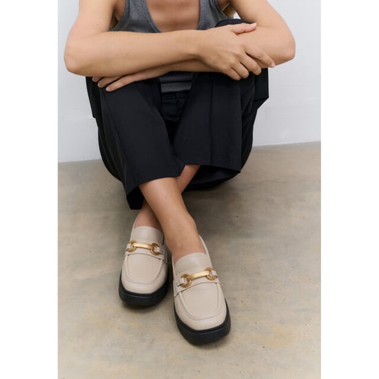 FitFlop F-luma chunky-snaffle leather demi-wedge loafers - Image 5