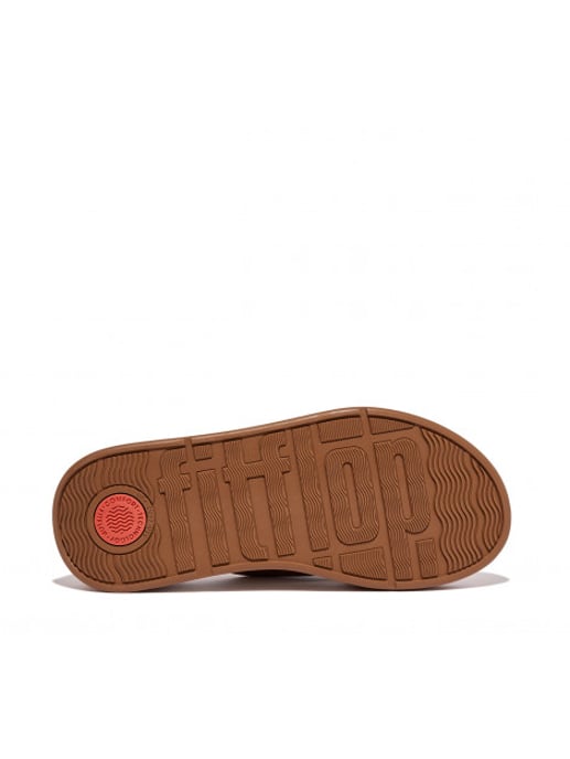 FitFlop F-mode leather flatform cross slides - Image 4