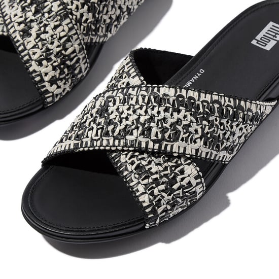 FitFlop Gracie woven cross slides - Image 4