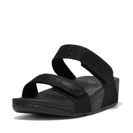 FitFlop Lulu adjustable shimmerlux slides - Image 1