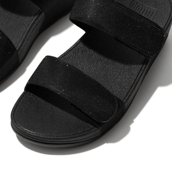 FitFlop Lulu adjustable shimmerlux slides - Image 4