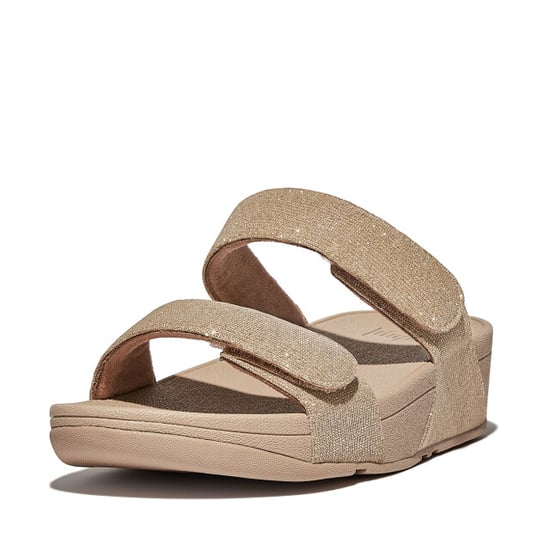 FitFlop Lulu adjustable shimmerlux slides - Image 3