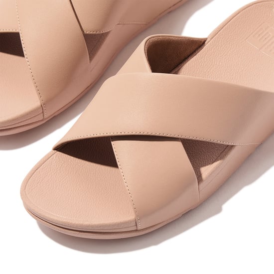 FitFlop Lulu cross slide sandals leather - Image 3