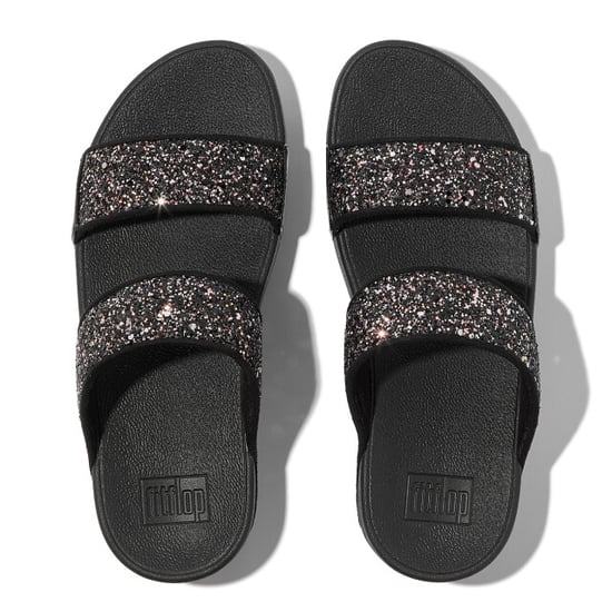 FitFlop Lulu multi-tonal glitter slides - Image 4
