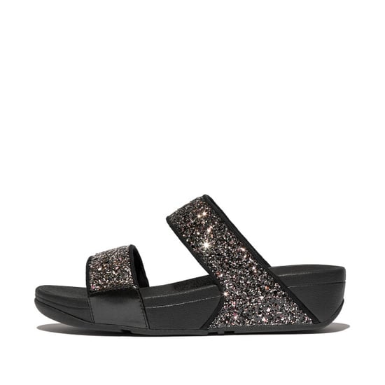 FitFlop Lulu multi-tonal glitter slides - Image 5