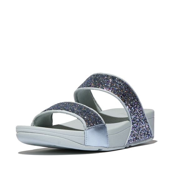 FitFlop Lulu multi-tonal glitter slides - Image 1