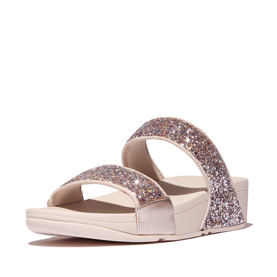 FitFlop Lulu multi-tonal glitter slides - Image 1