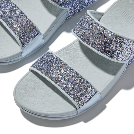 FitFlop Lulu multi-tonal glitter slides - Image 6