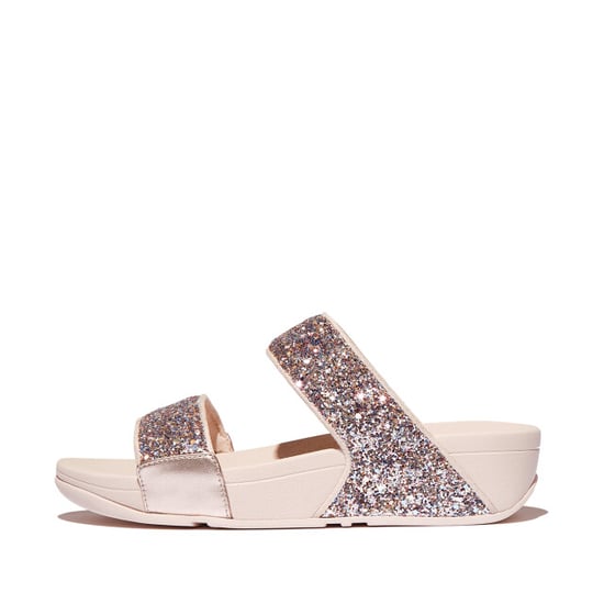 FitFlop Lulu multi-tonal glitter slides - Image 4