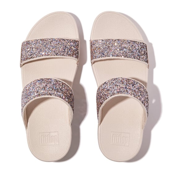 FitFlop Lulu multi-tonal glitter slides - Image 5
