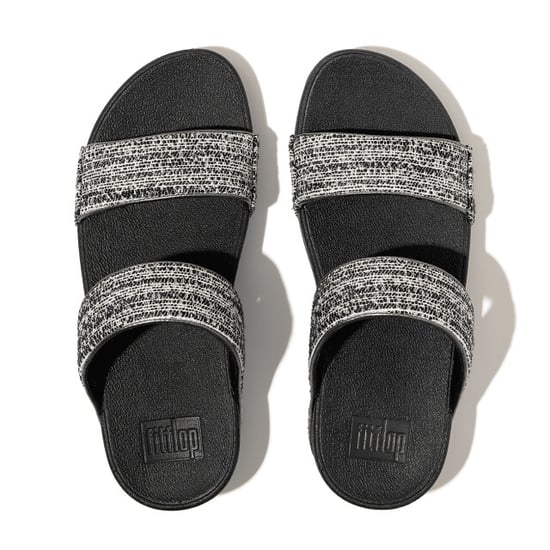 FitFlop Lulu shimmerweave slides - Image 4