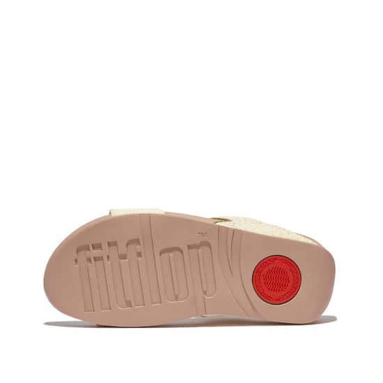 FitFlop Lulu shimmerweave slides - Image 3